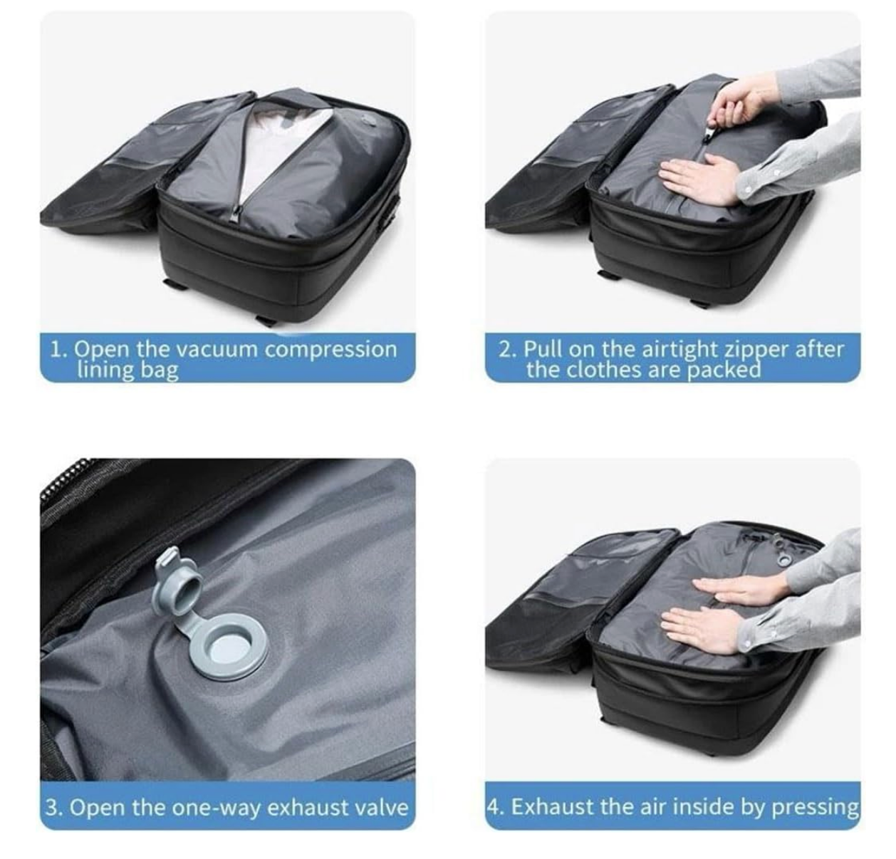 Luux Bags: Vacuum Compression Backpack