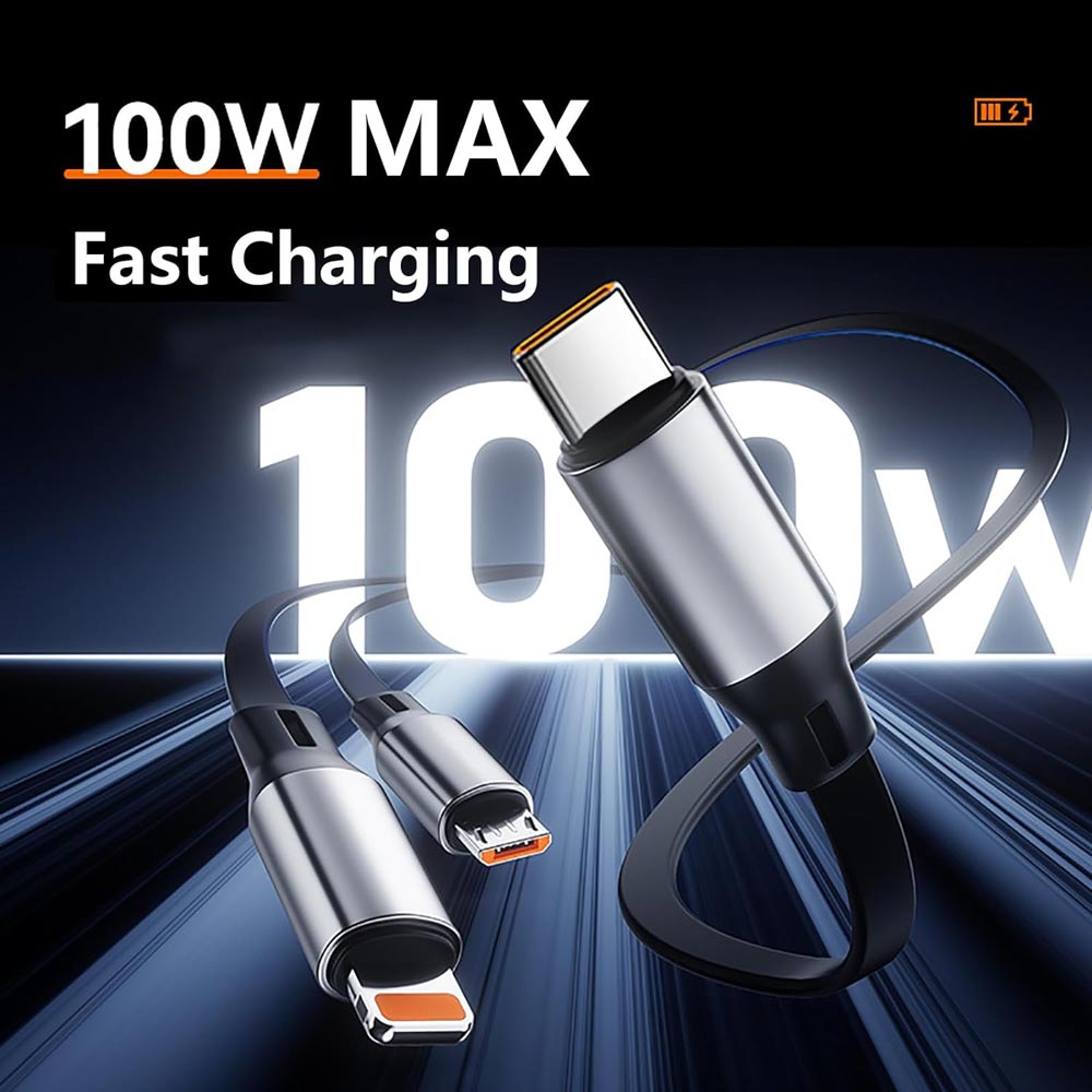 Luux TrioCharge Travel Cable