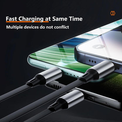 Luux TrioCharge Travel Cable