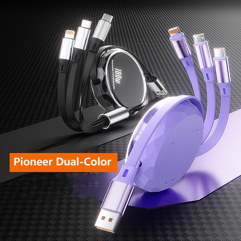 Luux TrioCharge Travel Cable