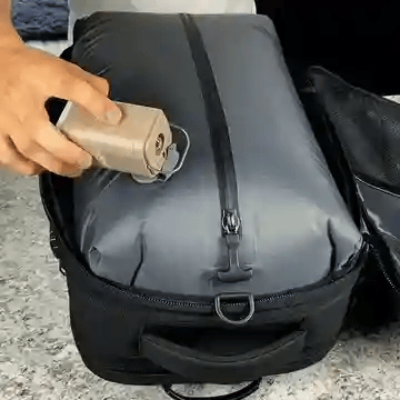 backpack vacuum travel Luux Bags: Vacuum Compression Backpack – LUUX BAGS
