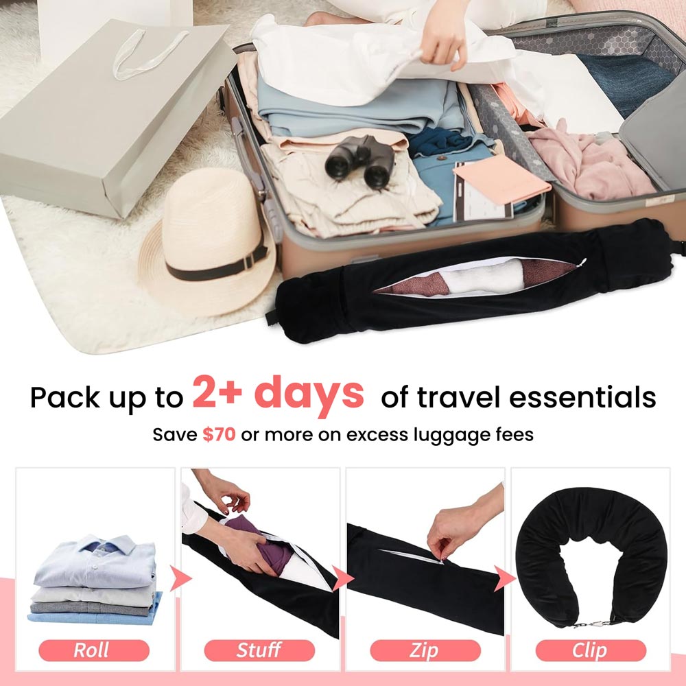 Luux Stuffable Travel Pillow