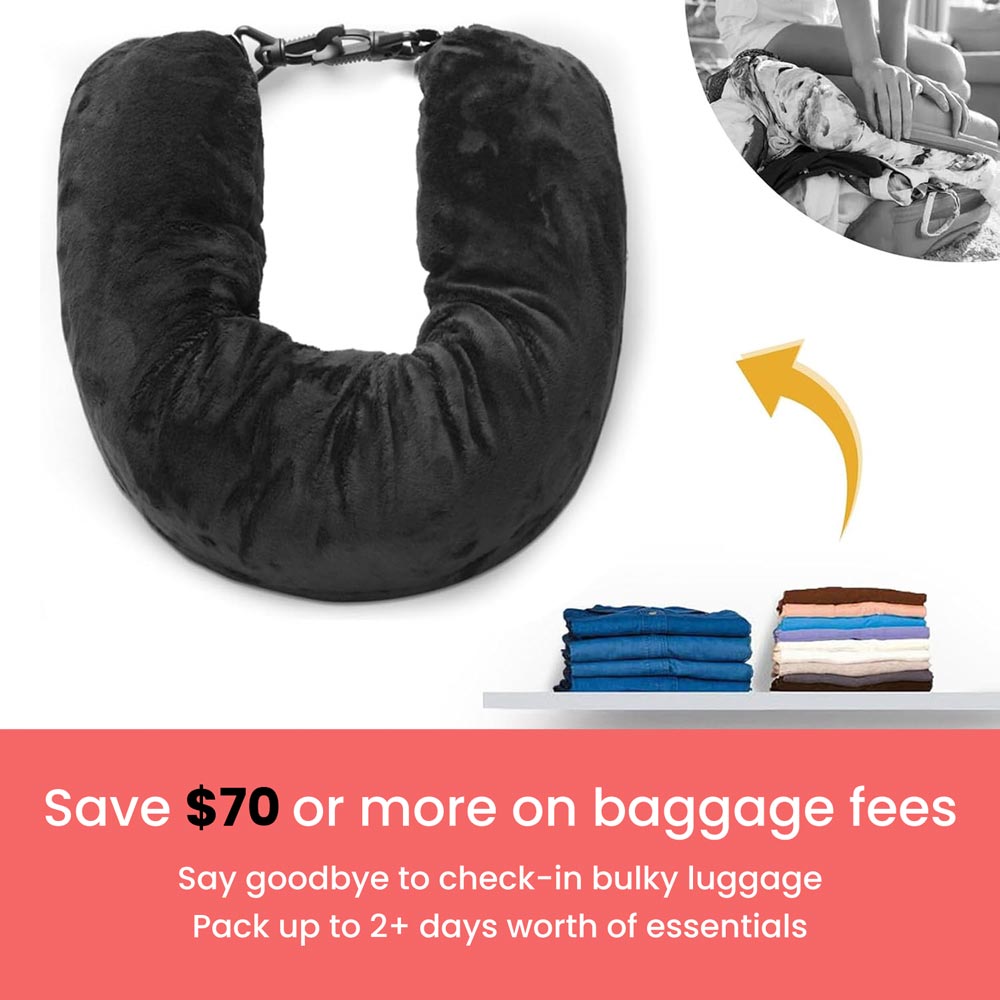 Luux Stuffable Travel Pillow